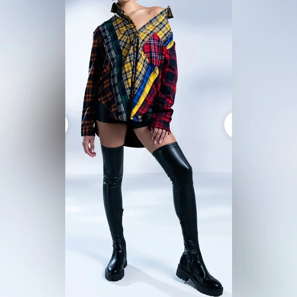 Azalea Wang Slim fit stretch thigh boots. Size 9 women’s. - Picture 9 of 9